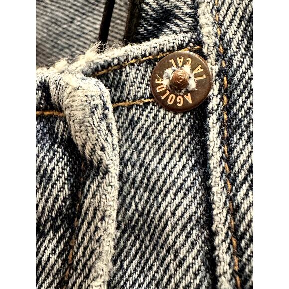 AGOLDE – Fold High Rise Slim Wide Leg Jeans (Navigate) – 23 - Picture 6 of 7